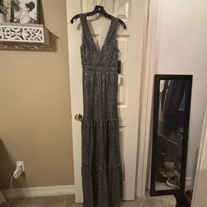 Lulus shimmer maxi dress